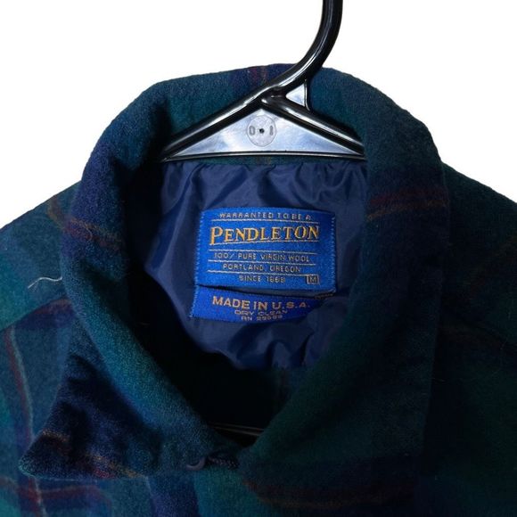 Pendleton Button Down Wool Shirt USA Womens Medium - Picture 3 of 3